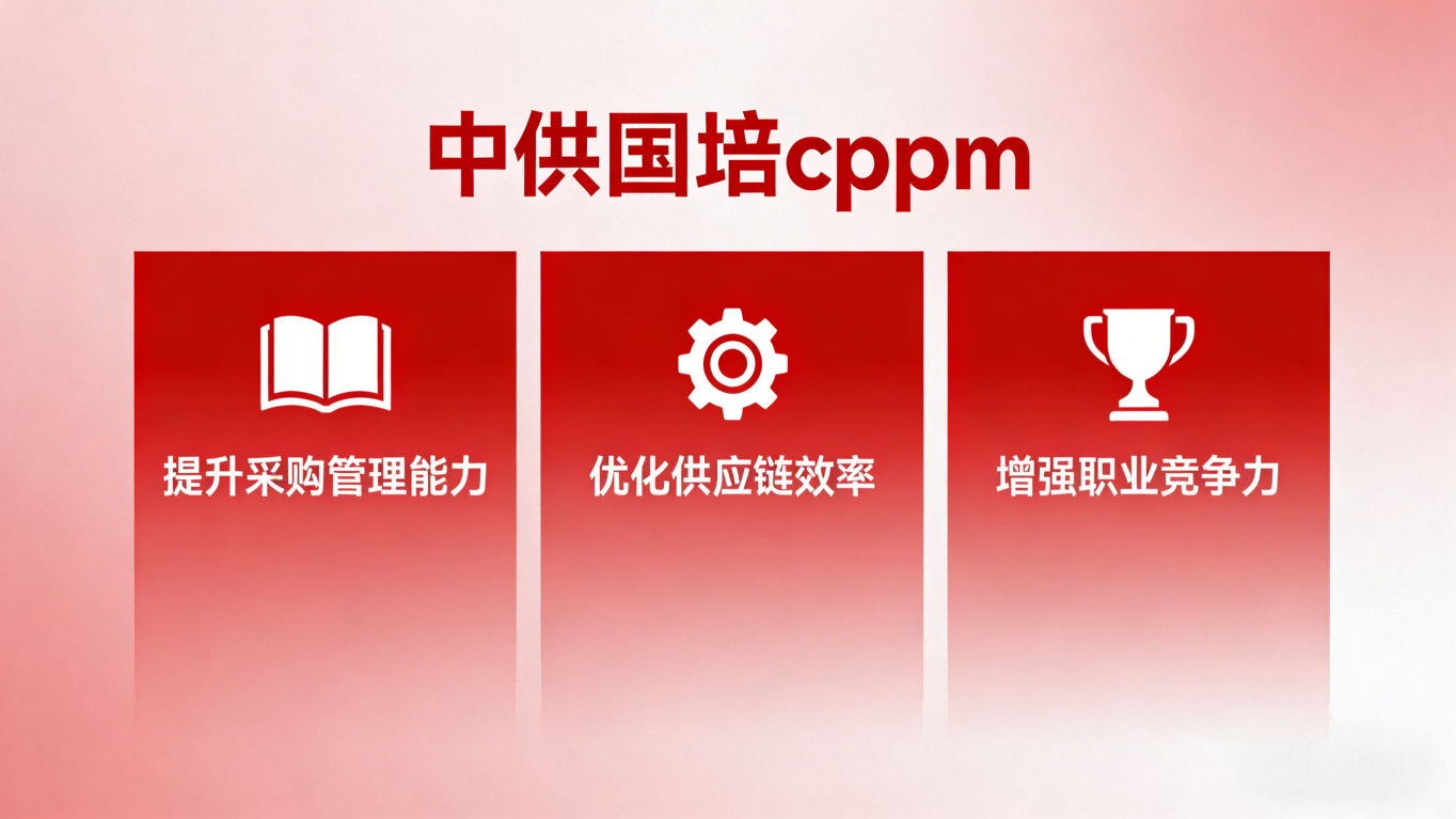 CPPM讲师马盛宴：中供国培采购培训的核心驱动力